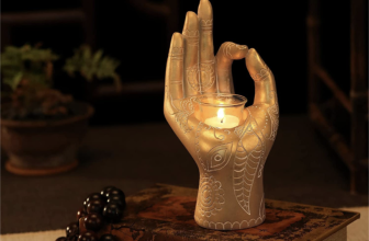 Tea light – Buddha hand candle holder – $15