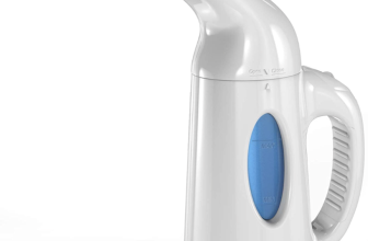 Handheld clothes steamer – $19
