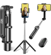 Selfie stick tripod with remote – $7