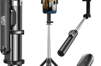 Selfie stick tripod with remote – $7