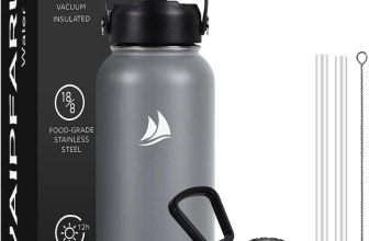 32oz vacuum insulated water bottle –  $10