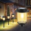 4 pack solar pathway lights – $10
