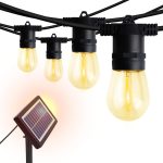 29ft waterproof solar string lights – $13+