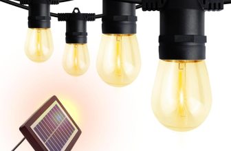 29ft waterproof solar string lights – $13+