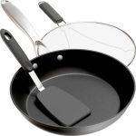 10″ Frying non stick pan with lid – $12+
