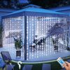 Outdoor solar curtain lights -$10