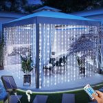 Outdoor solar curtain lights -$10