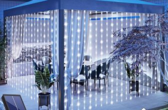 Outdoor solar curtain lights -$10