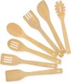7pcs wooden kitchen utensils – $4+