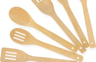 7pcs wooden kitchen utensils – $4+
