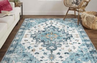 5×7 washable rug – $25