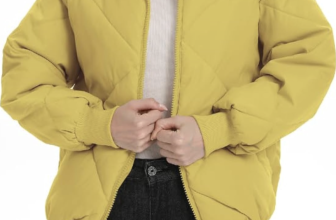 Women’s quilted puffer jacket – $10