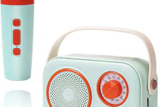 Kids karaoke with mic and speaker – $12