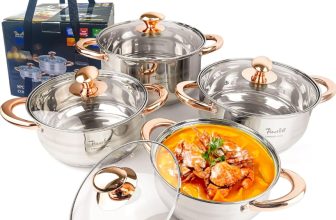 Stainless cookware set – $48+
