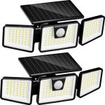 2pack Motion sensor solar flood light – $14