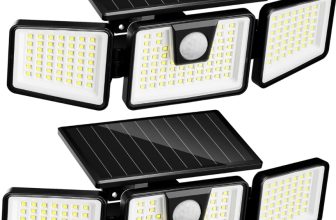 2pack Motion sensor solar flood light – $14