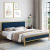 King bed frame upholstered – $116