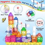 42pcs Magnetic tile with Marble Run – $12+