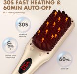 Hair straightener brush – $20