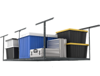 Overhead garage storage rack – $138