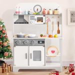 Play wooden kitchen set for kids – $39+