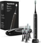 Aquasonic Power tooth brush with 8 heads – $32