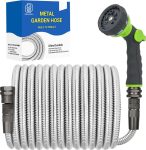 50ft Metal garden hose – $15+