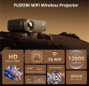 Portable 5G wifi Native 1080p projector with 4k support – $45
