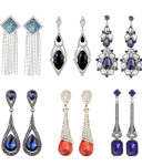 6pairs ear rings – $6