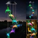 Hummingbird solar wind chimes – $11