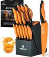 15pc kitchen knife set – $18+