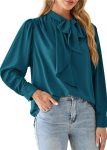 Women’s Tie neck tops – $9