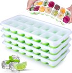4pk Silicon cube ice trays – $4+