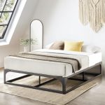 King size Metal platform bed frame – $75