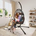 Hanging egg swing chair – $118