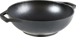 Lodge cast iron wok – $20